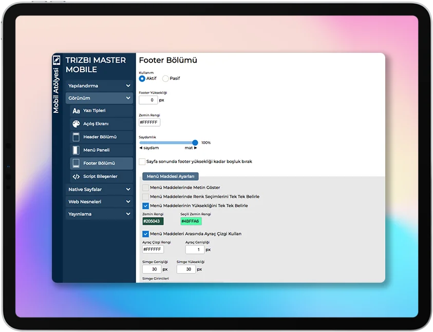 Android Yönetim Paneli