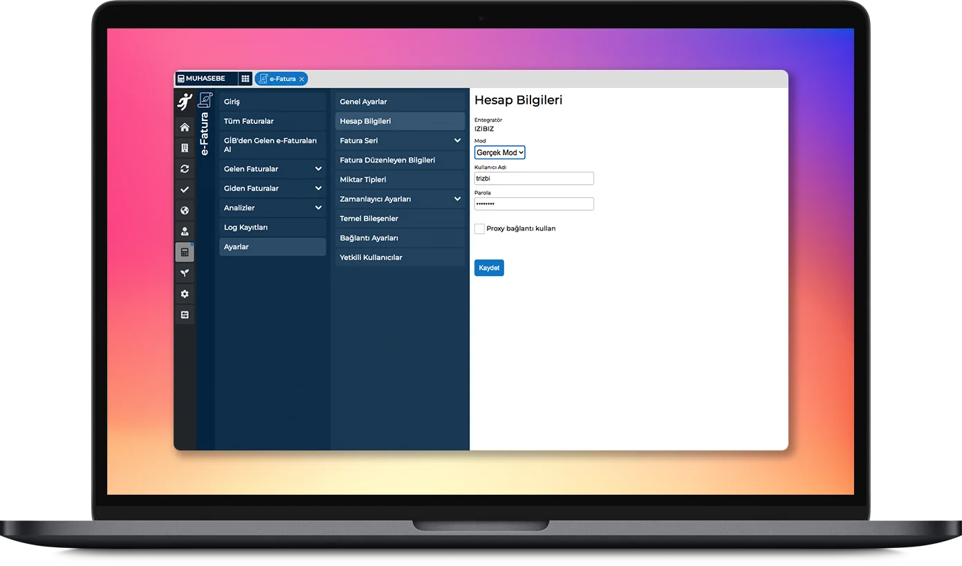 Muhasebe Yönetimi - Genel Bakış - Görselli Liste