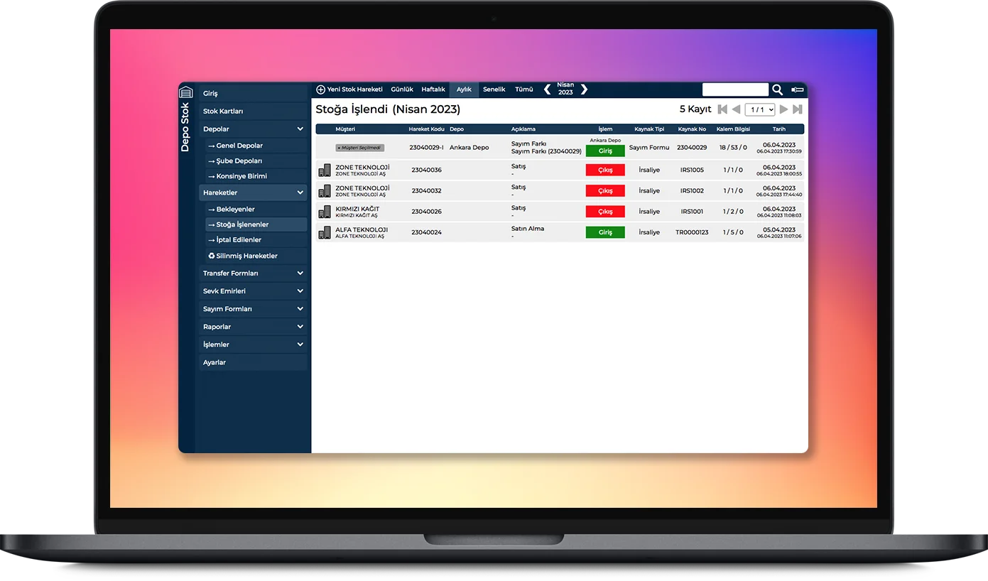 Form ve Rapor Takibi