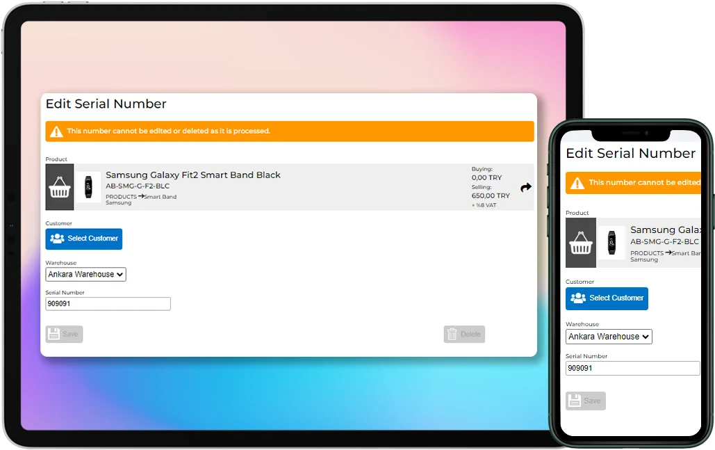 Warranty Tracking