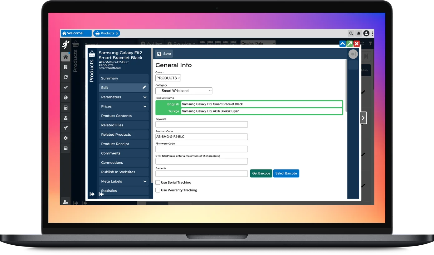 Product General Information